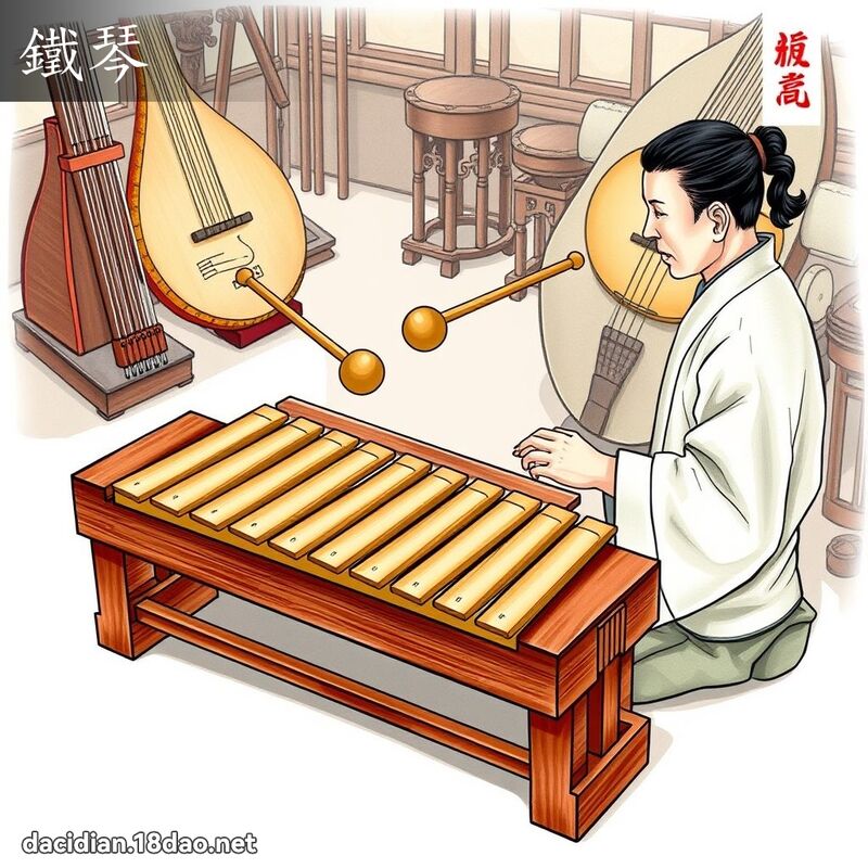 鐵琴 - 國語大辭典配圖