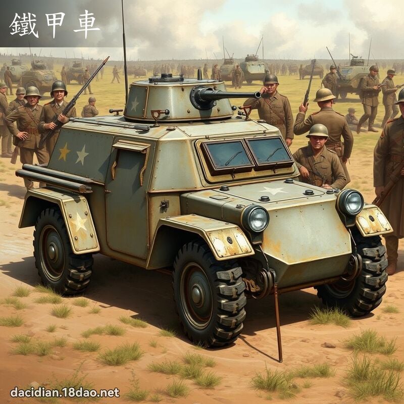 鐵甲車 - 國語大辭典配圖