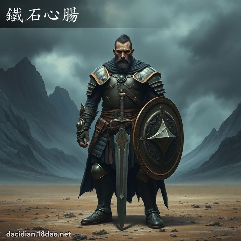 铁石心肠 - 国语大辞典配图