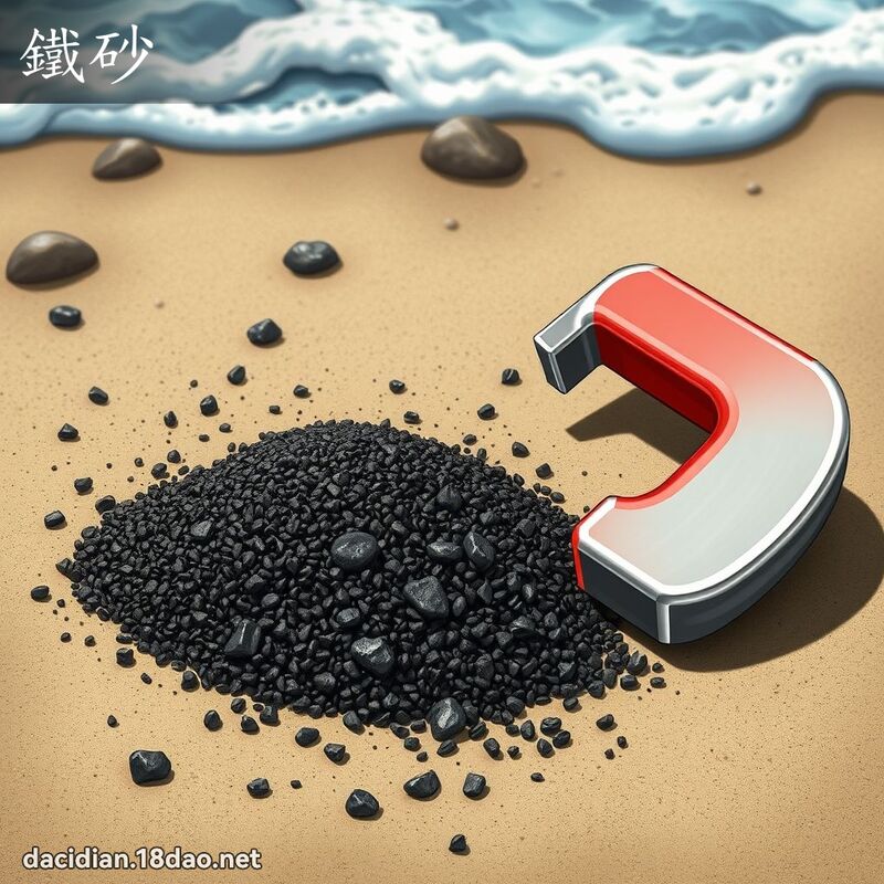 鐵砂 - 國語大辭典配圖