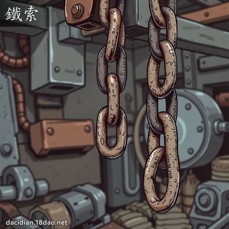 铁索 - 国语大辞典配图