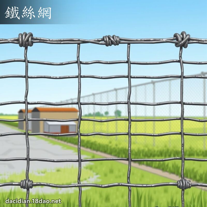 鐵絲網 - 國語大辭典配圖