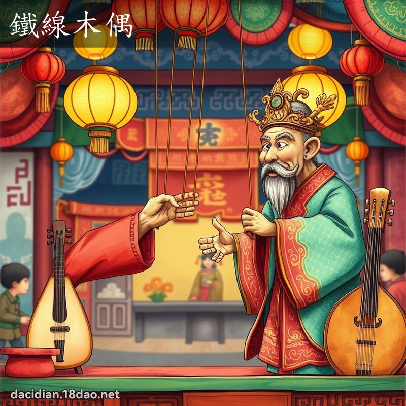 鐵線木偶 - 國語大辭典配圖