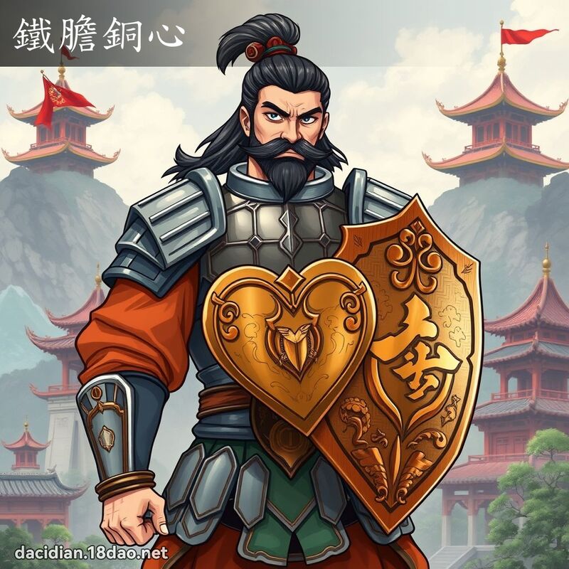 鐵膽銅心 - 國語大辭典配圖