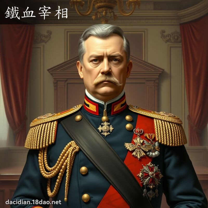 鐵血宰相 - 國語大辭典配圖