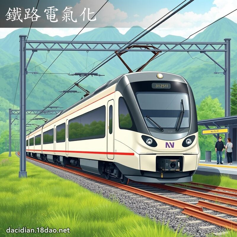 铁路电气化 - 国语大辞典配图