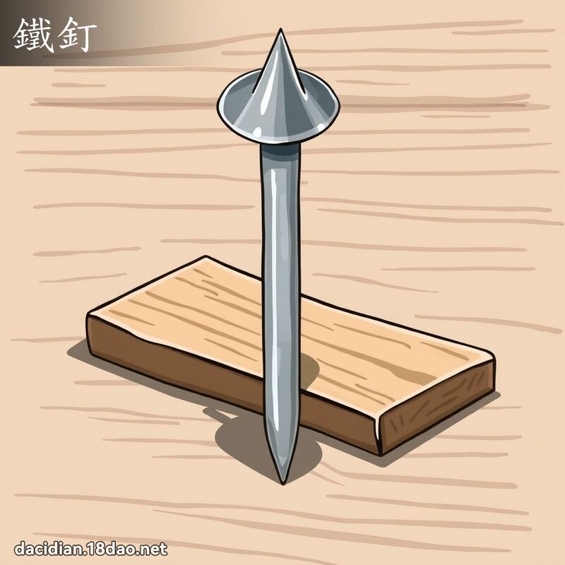 鐵釘 - 國語大辭典配圖