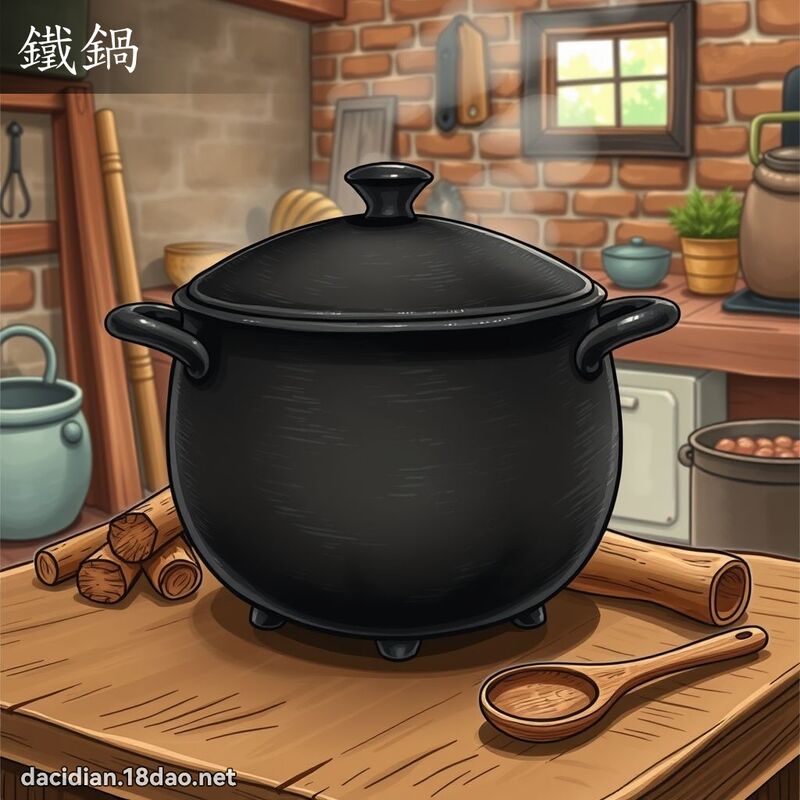 鐵鍋 - 國語大辭典配圖