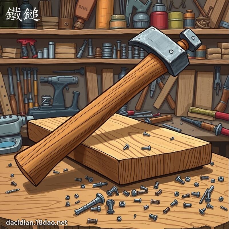 鐵鎚 - 國語大辭典配圖