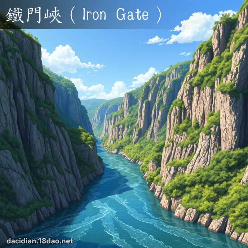 铁门峡（Iron Gate） - 国语大辞典配图