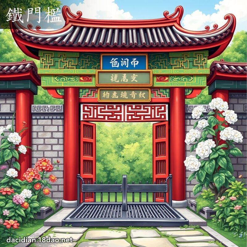 铁门槛 - 国语大辞典配图