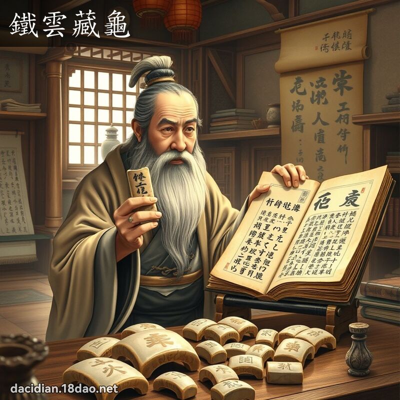 铁云藏龟 - 国语大辞典配图