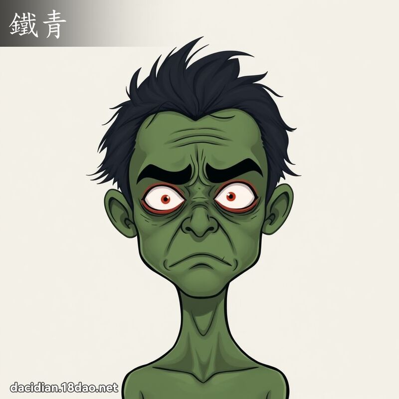 铁青 - 国语大辞典配图