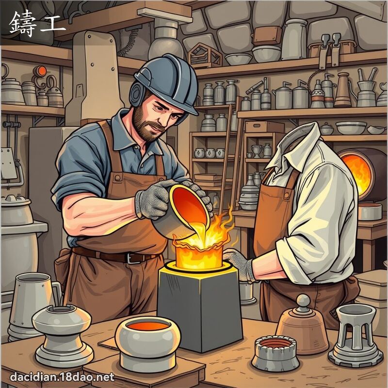 鑄工 - 國語大辭典配圖