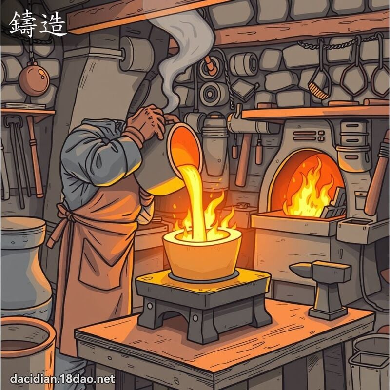 鑄造 - 國語大辭典配圖