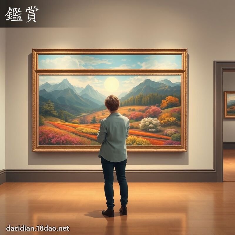 鑑赏 - 国语大辞典配图