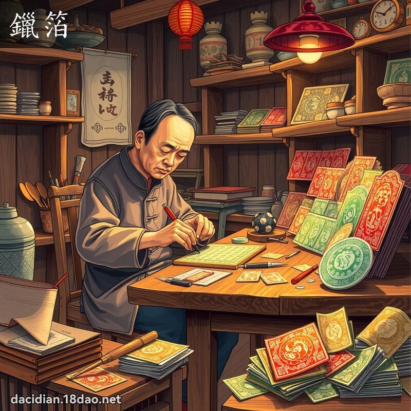 鑞箔 - 国语大辞典配图