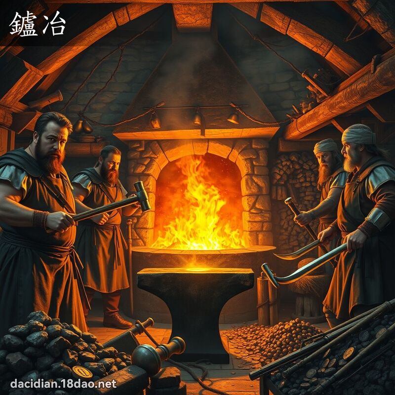 鑪冶 - 國語大辭典配圖