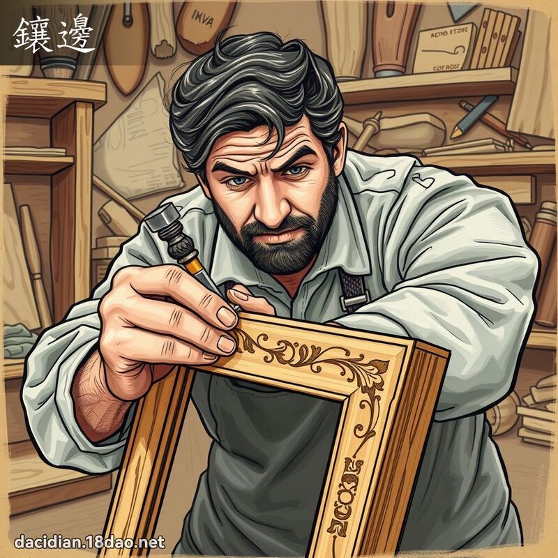 鑲邊 - 國語大辭典配圖
