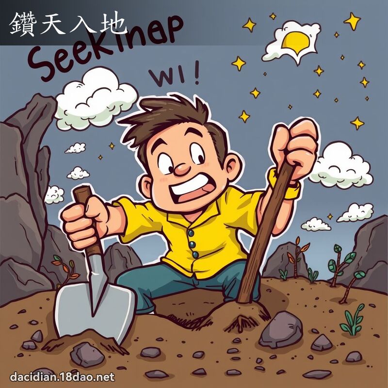 鑽天入地 - 國語大辭典配圖