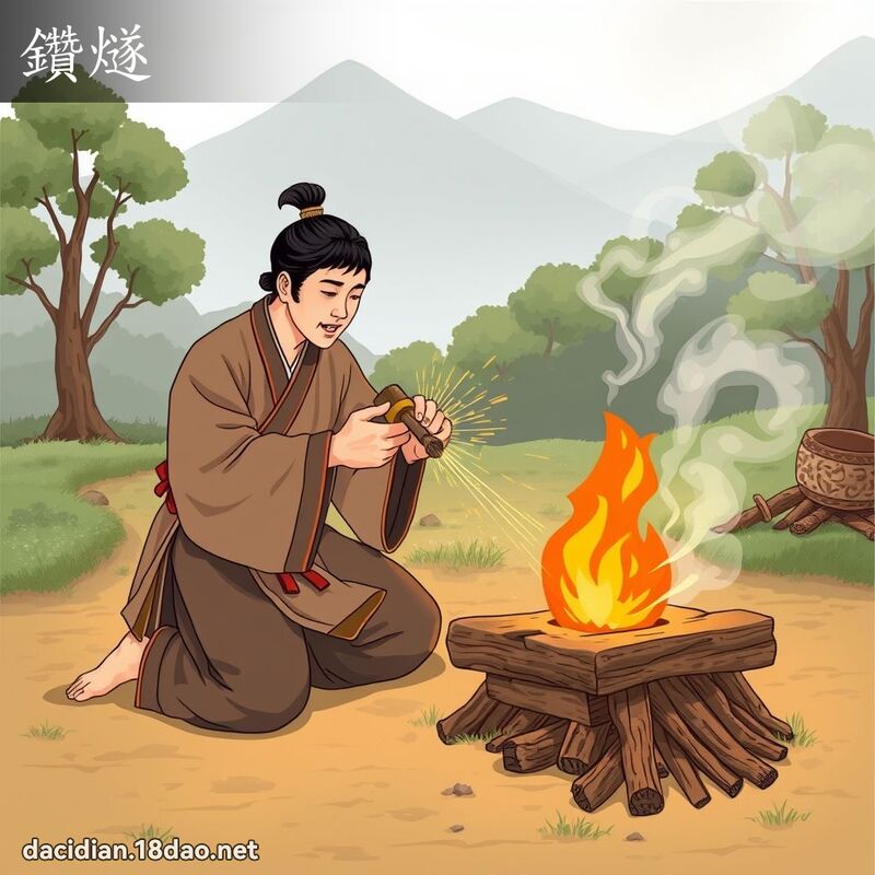 钻燧 - 国语大辞典配图