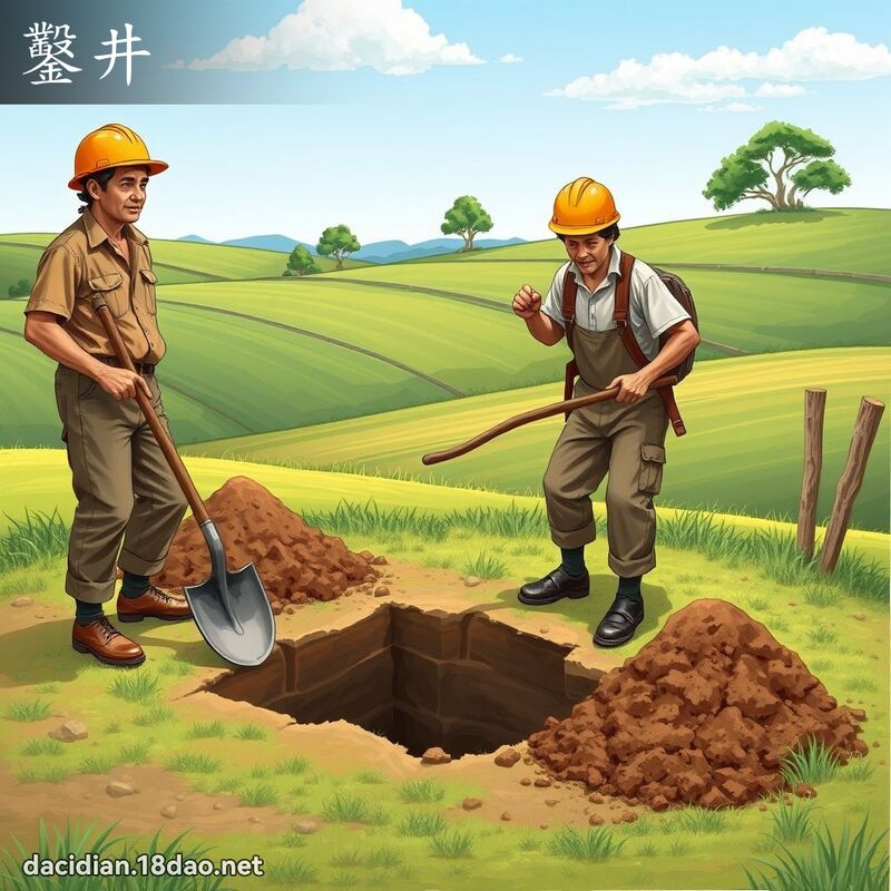 鑿井 - 國語大辭典配圖