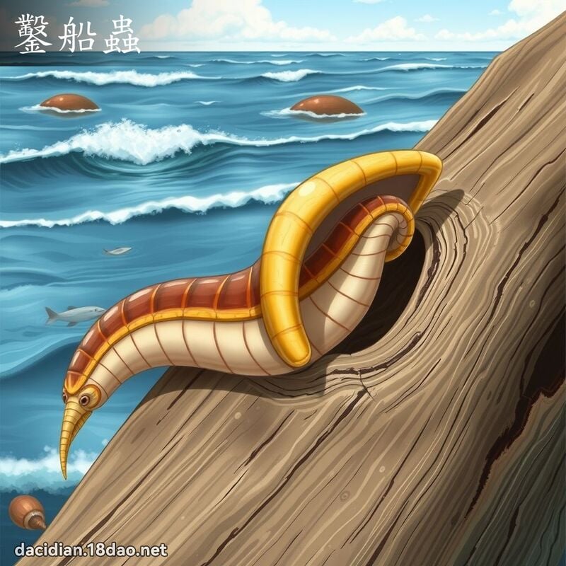 鑿船蟲 - 國語大辭典配圖
