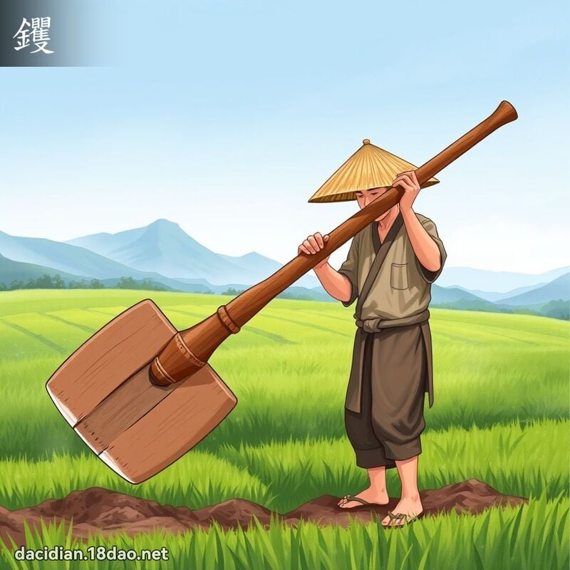 钁 - 國語大辭典配圖