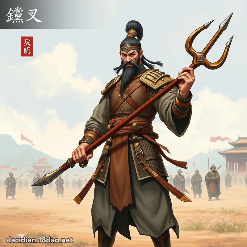 钂叉 - 国语大辞典配图