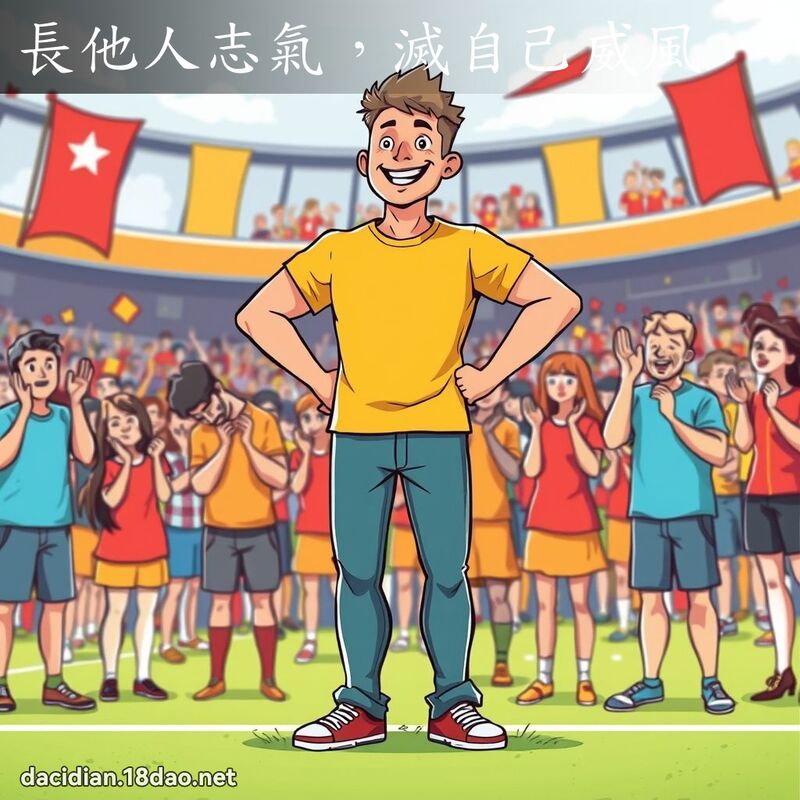 长他人志气，灭自己威风 - 国语大辞典配图