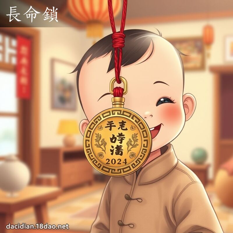 長命鎖 - 國語大辭典配圖