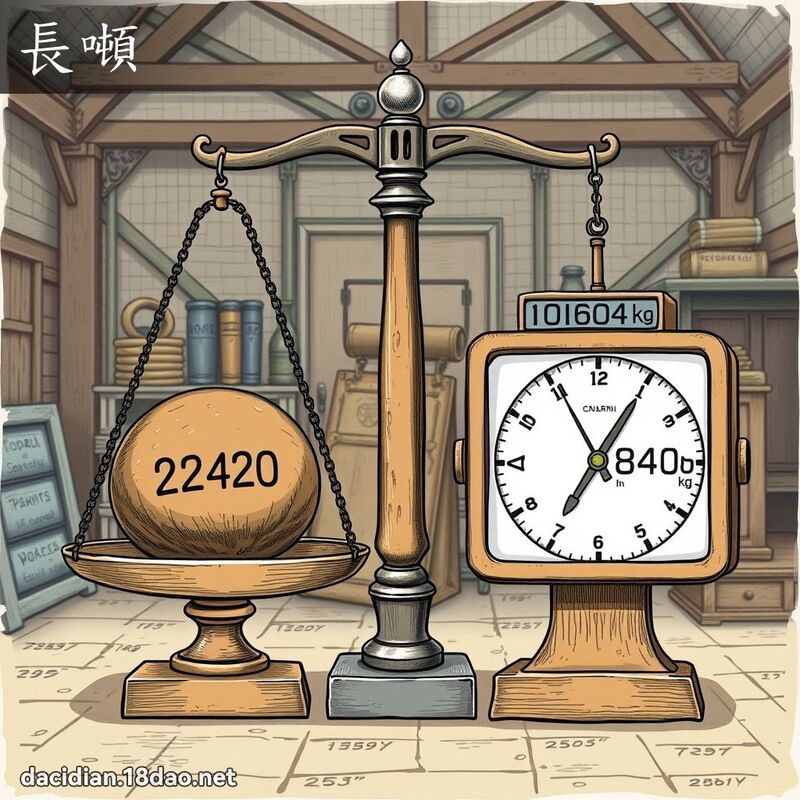 长吨 - 国语大辞典配图