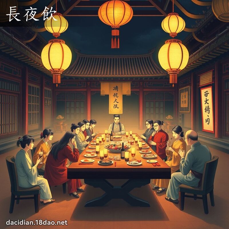 長夜飲 - 國語大辭典配圖