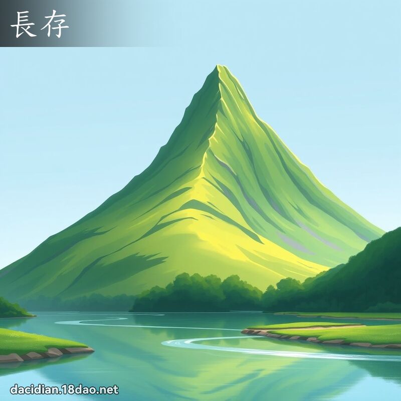 长存 - 国语大辞典配图