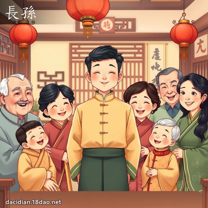 長孫 - 國語大辭典配圖