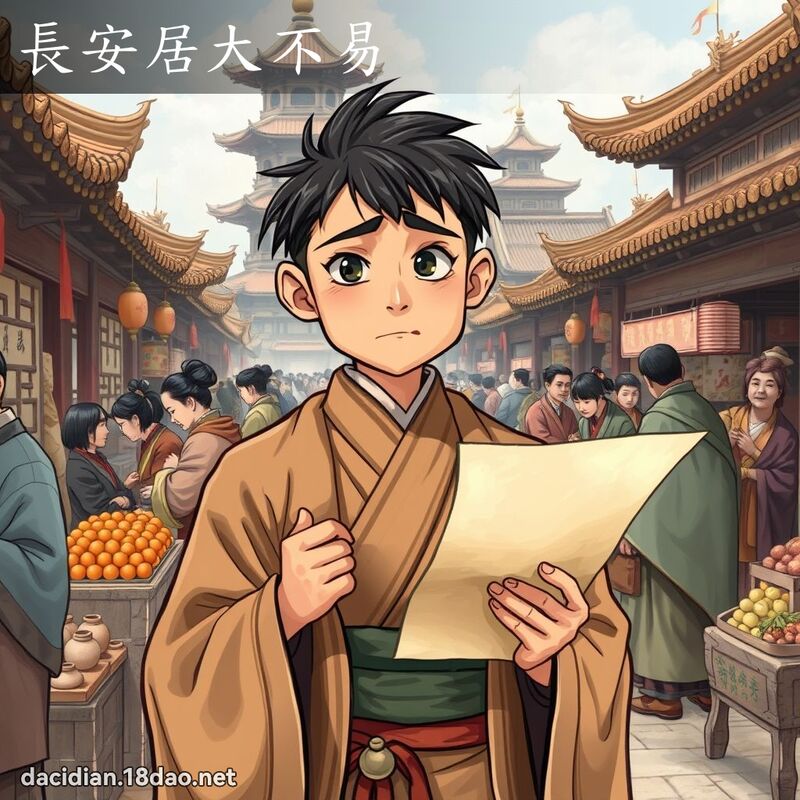 长安居大不易 - 国语大辞典配图