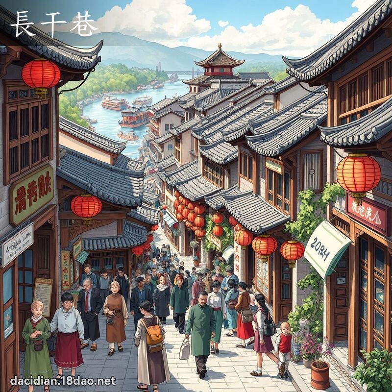 长干巷 - 国语大辞典配图