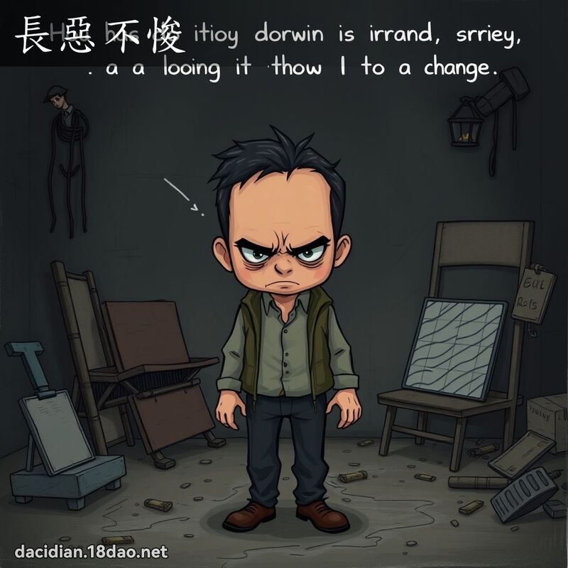 長惡不悛 - 國語大辭典配圖