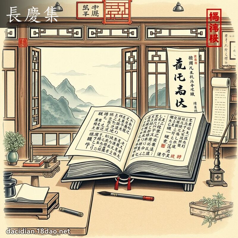 长庆集 - 国语大辞典配图
