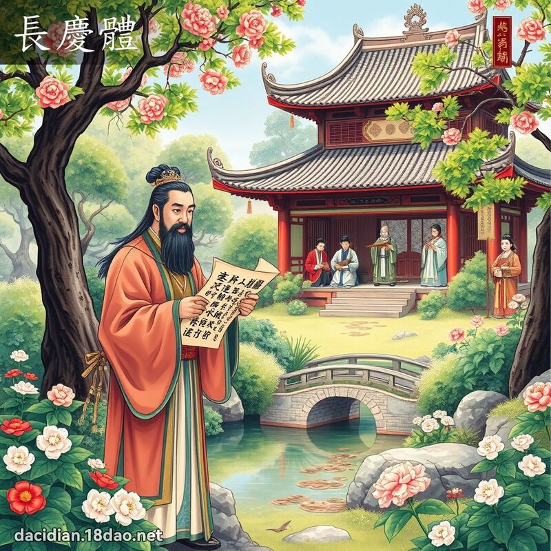 长庆体 - 国语大辞典配图