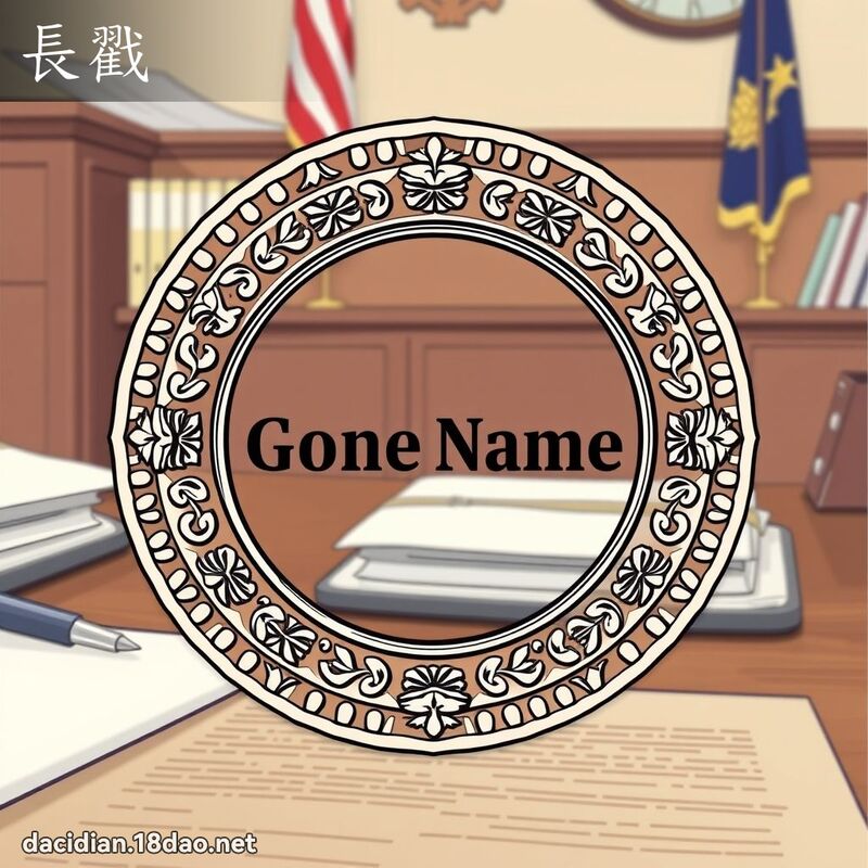 长戳 - 国语大辞典配图