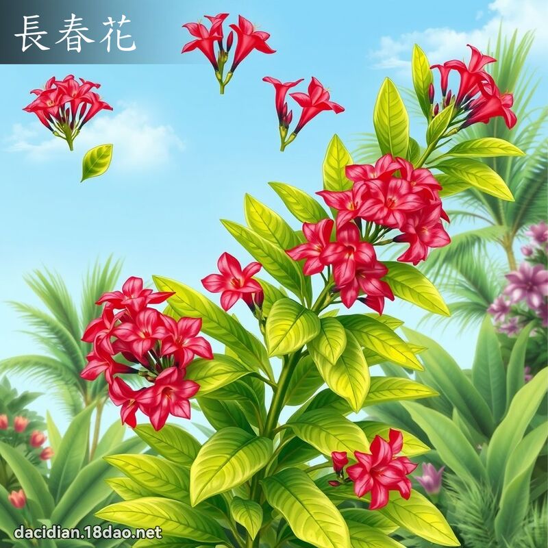 長春花 - 國語大辭典配圖