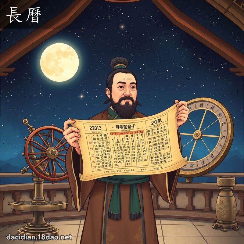 長曆 - 國語大辭典配圖