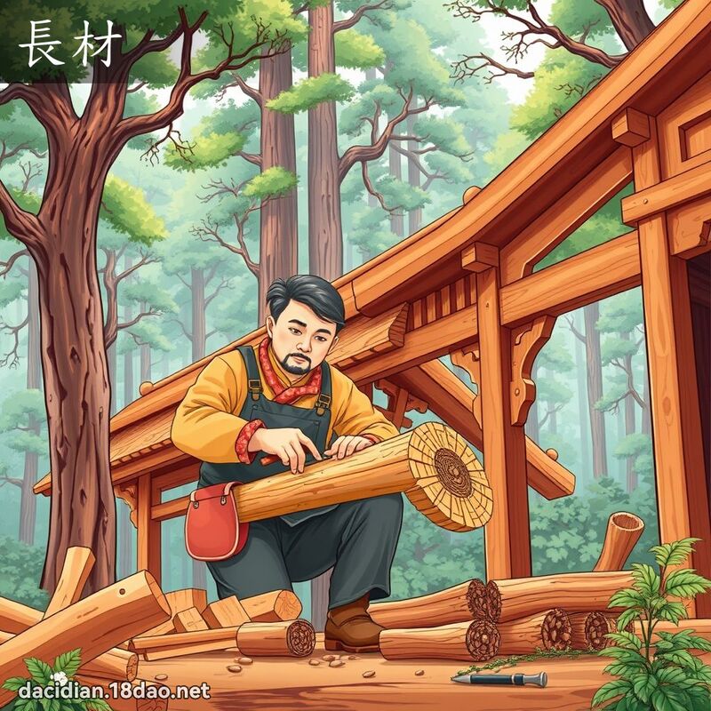长材 - 国语大辞典配图