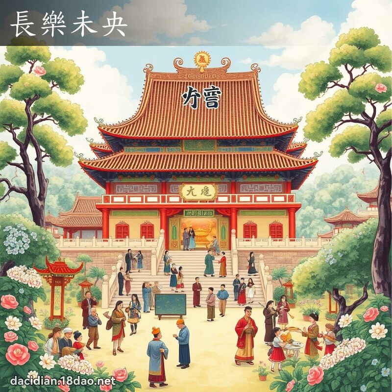 長樂未央 - 國語大辭典配圖