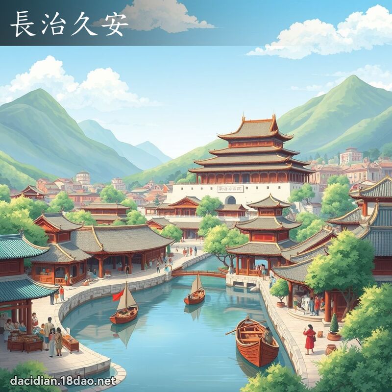 長治久安 - 國語大辭典配圖