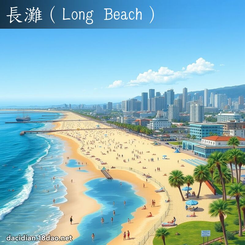 長灘（Long Beach） - 國語大辭典配圖