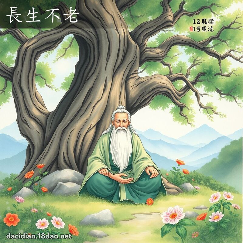 长生不老 - 国语大辞典配图