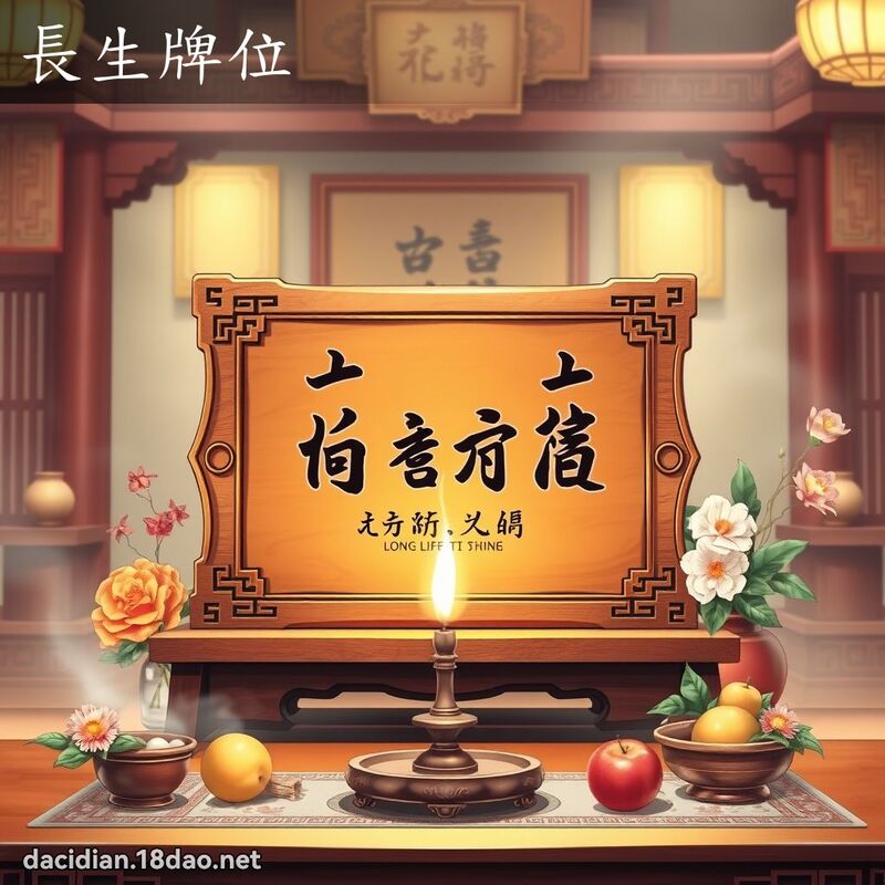 長生牌位 - 國語大辭典配圖
