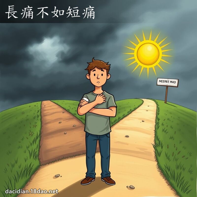 長痛不如短痛 - 國語大辭典配圖